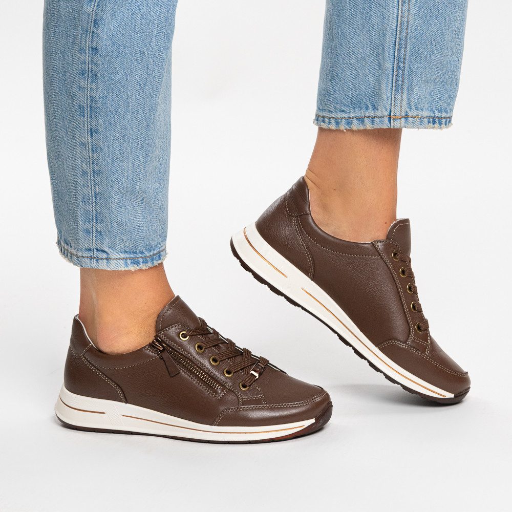 Ara OSAKA Keilsneaker Freizeitschuh, Halbschuh, Schnürer in Komfortweite H (sehr weit)
