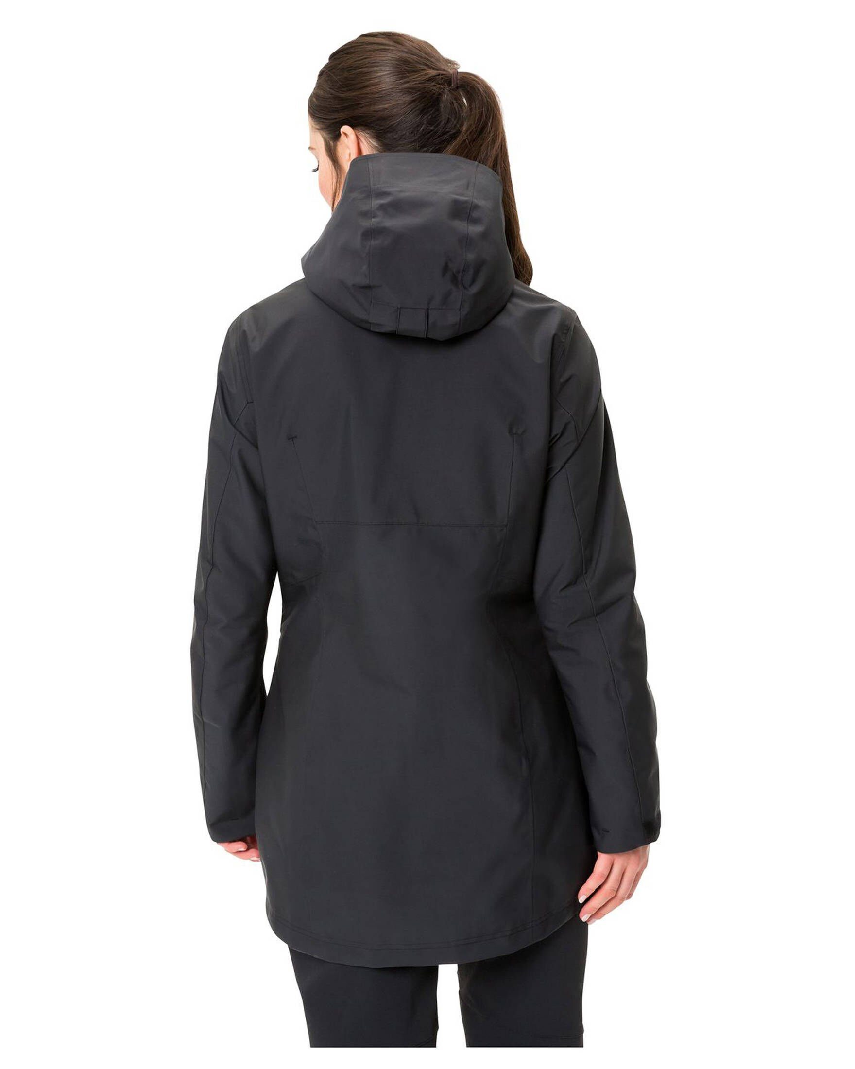 3-IN-1 IDRIS Outdoorjacke (1-St) (231) PARKA grau Damen VAUDE Doppeljacke