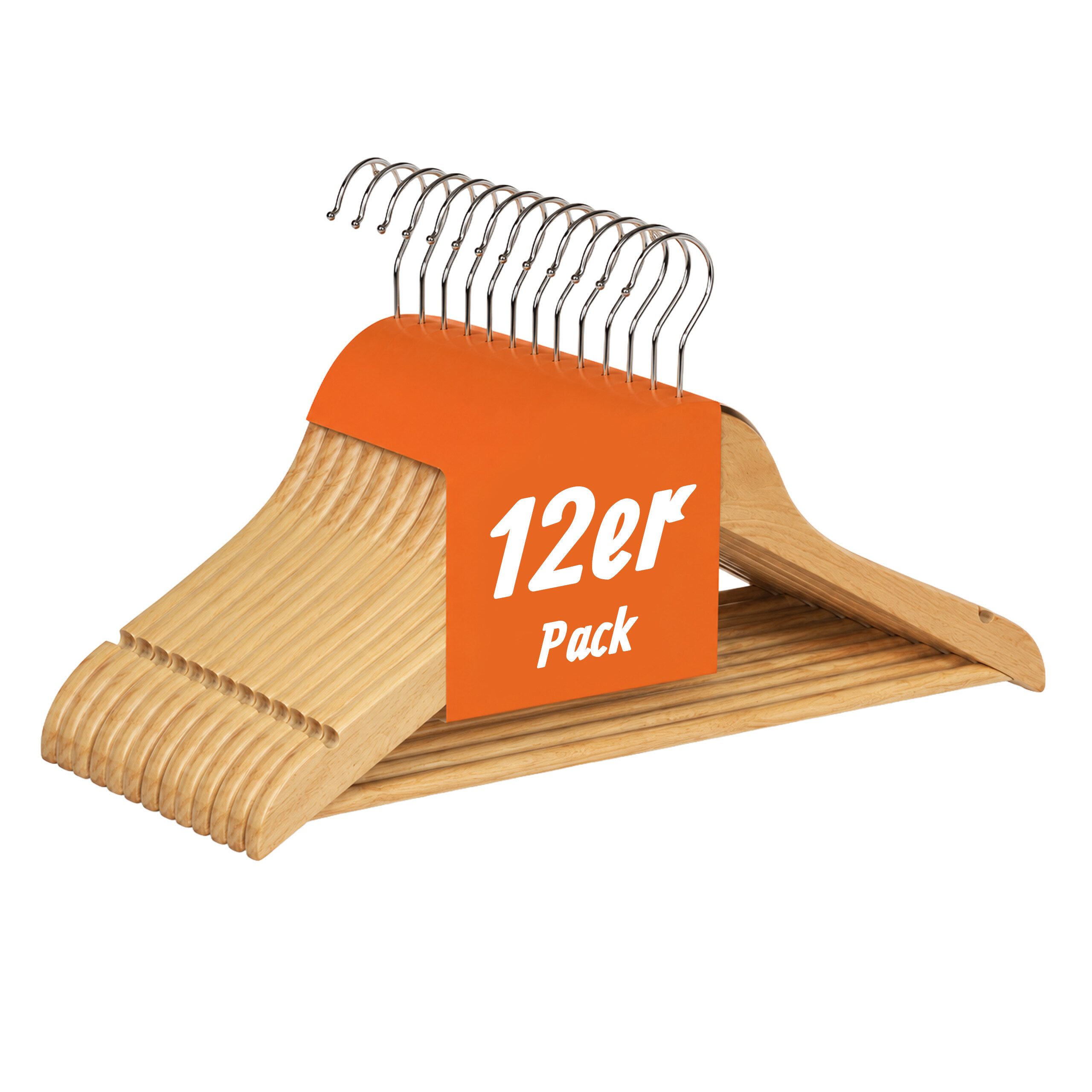 relaxdays Kleiderbügel Set, (12-tlg), 12er Pack