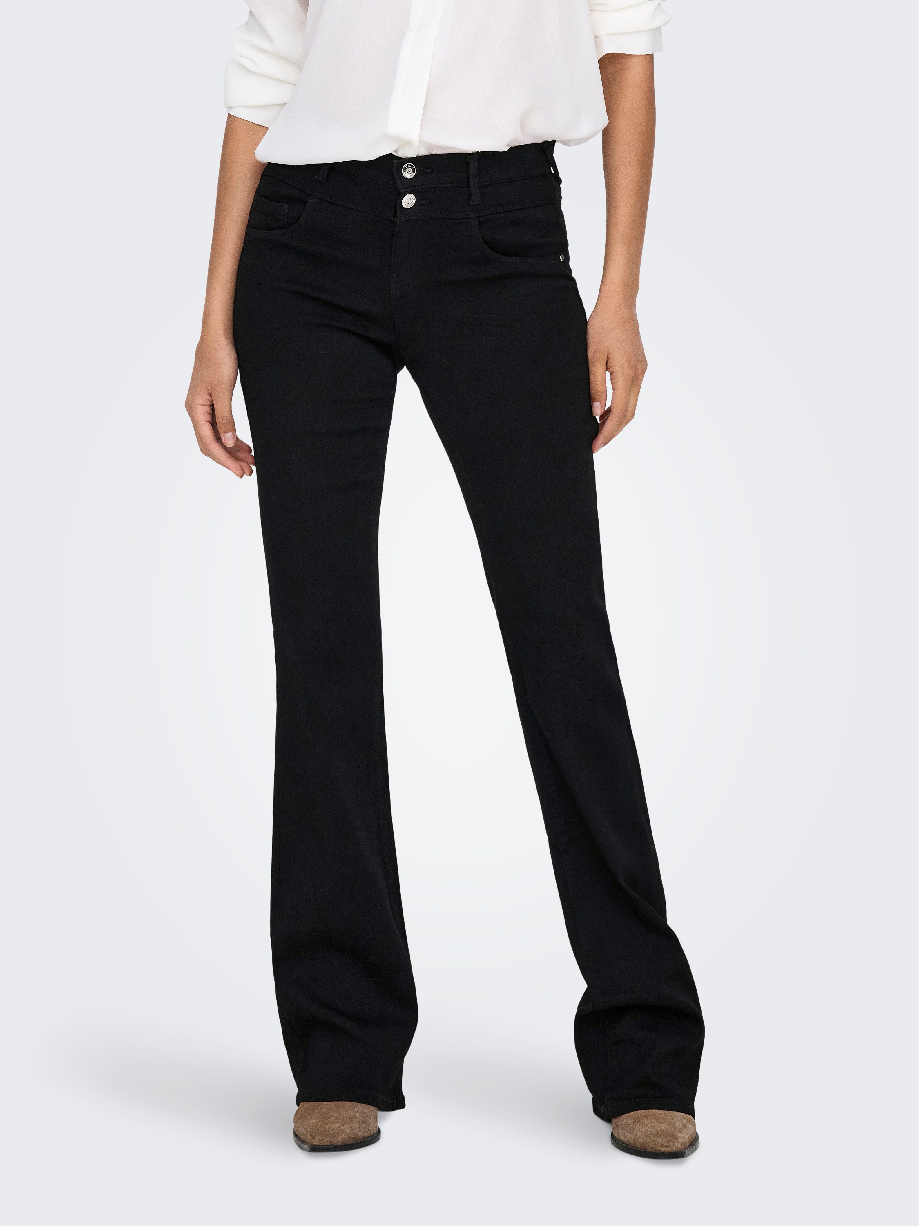 ONLY Bootcut-Jeans ONLRAIN MID FRONT YOKE günstig online kaufen