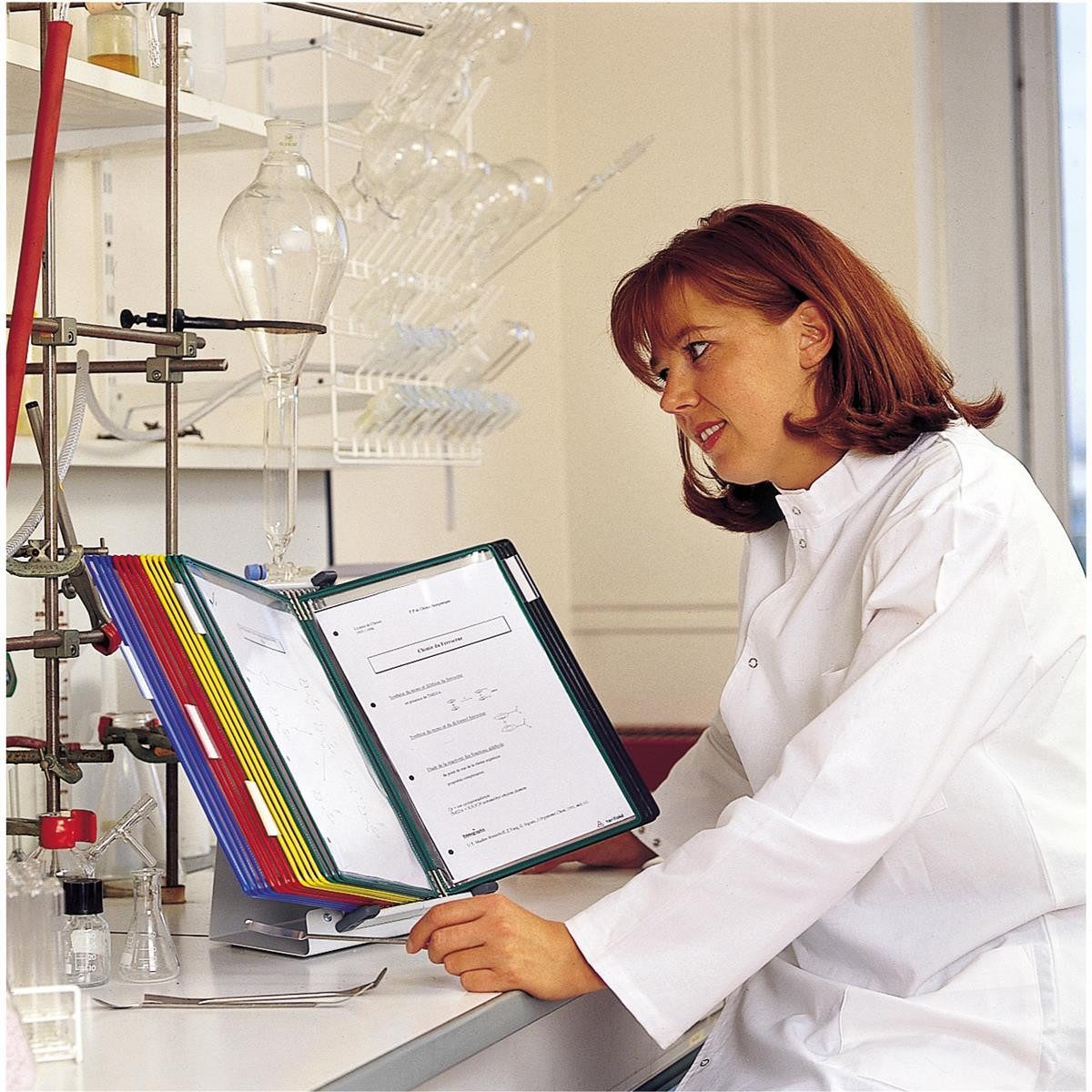 Tarifold Fächermappe 434109 DIN A4 farbsortiert mit 10 St. Sichttafeln