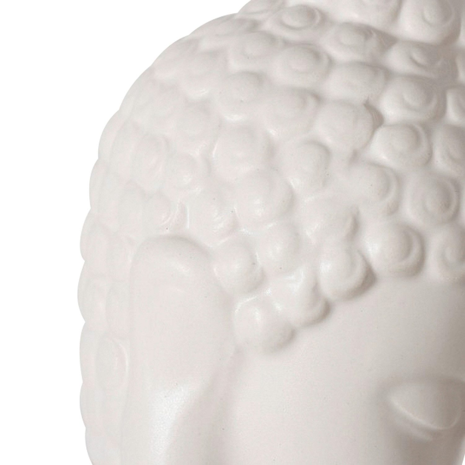 BOLTZE GRUPPE GmbH Buddhafigur MARVONA, H 26 cm, Weiß, Kalkstein, Sitzend, (1 St)