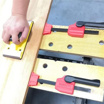 Insma Klemmen, (2-St., horizontale feste Klemme, Holzbearbeitungstisch), 70 kg Kraft, 20 mm Desktop-Loch, DIY-Werkzeug