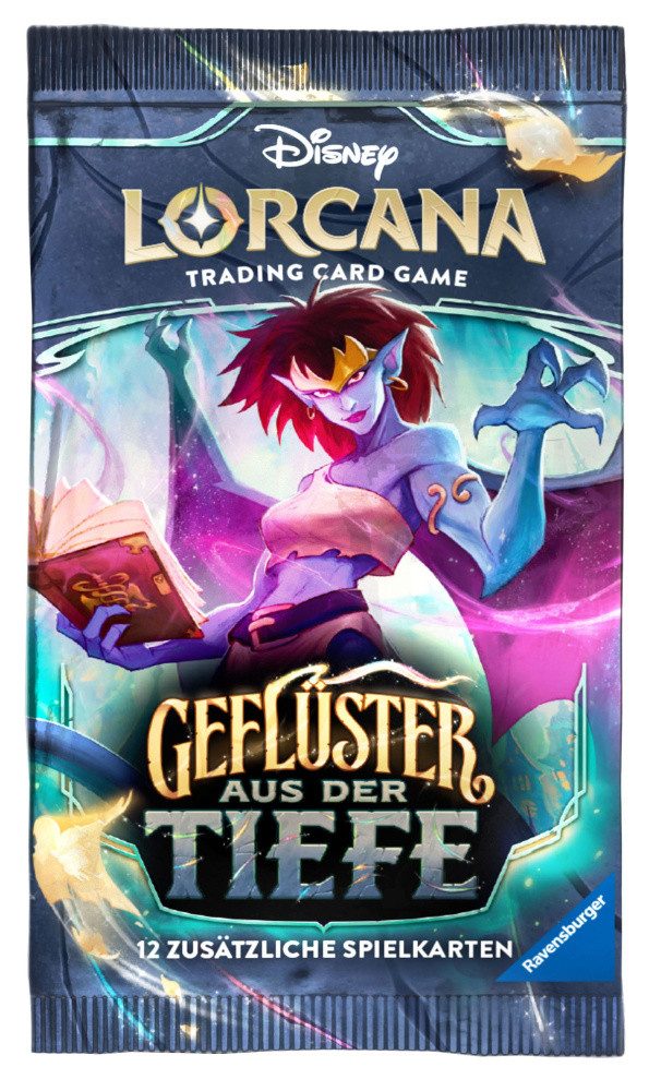Ravensburger Sammelkarte Disney Lorcana TCG Geflüster aus der Tiefe Booster Display (24) *Deuts