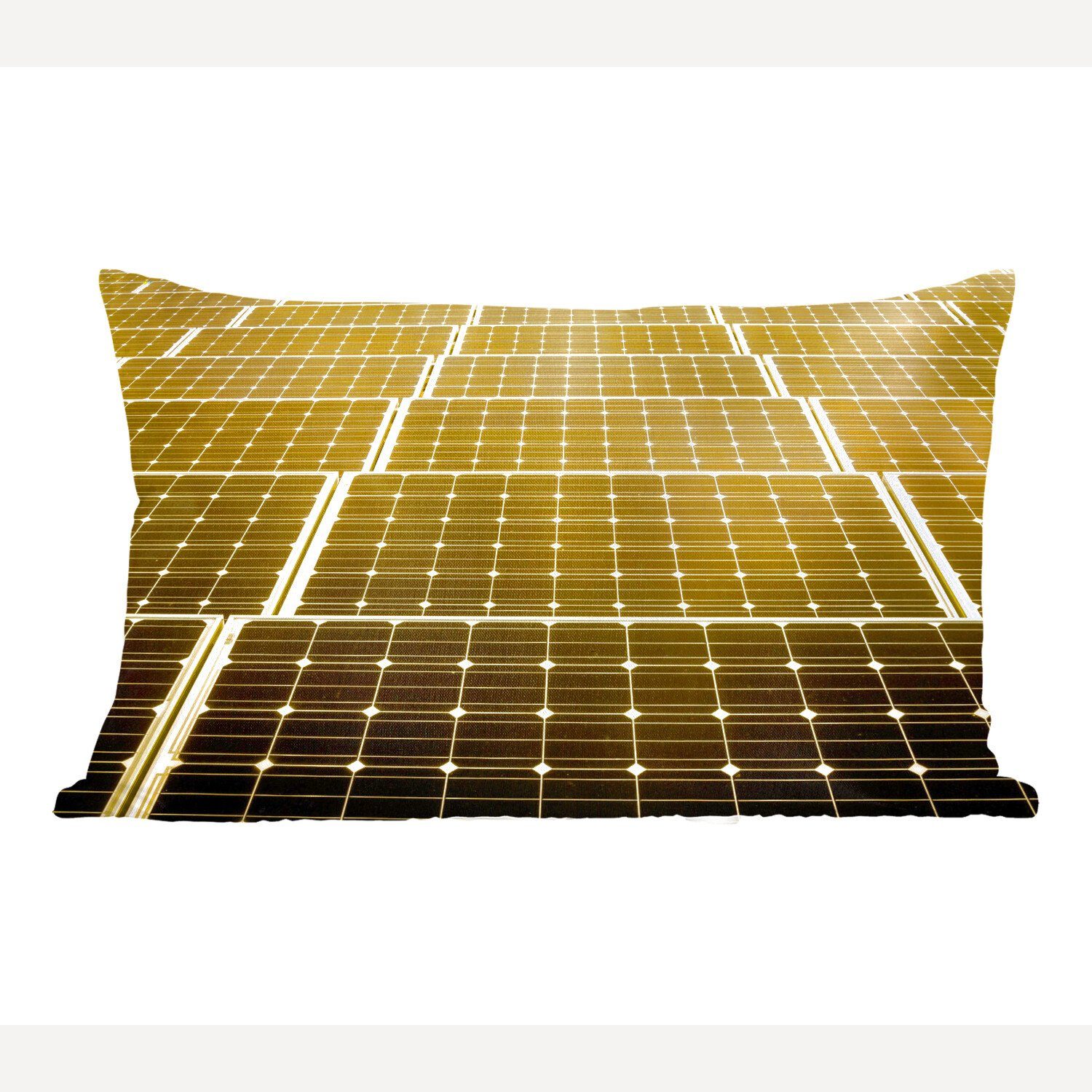 mit Füllung, Wohzimmer Sonne Dekokissen Dekokissen Schlafzimmer Gold - Energie, Zierkissen, - MuchoWow Dekoration,