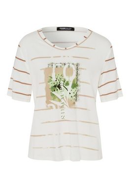 FRANK WALDER Blusenshirt mit feminin gestaltetem Ausschnitt