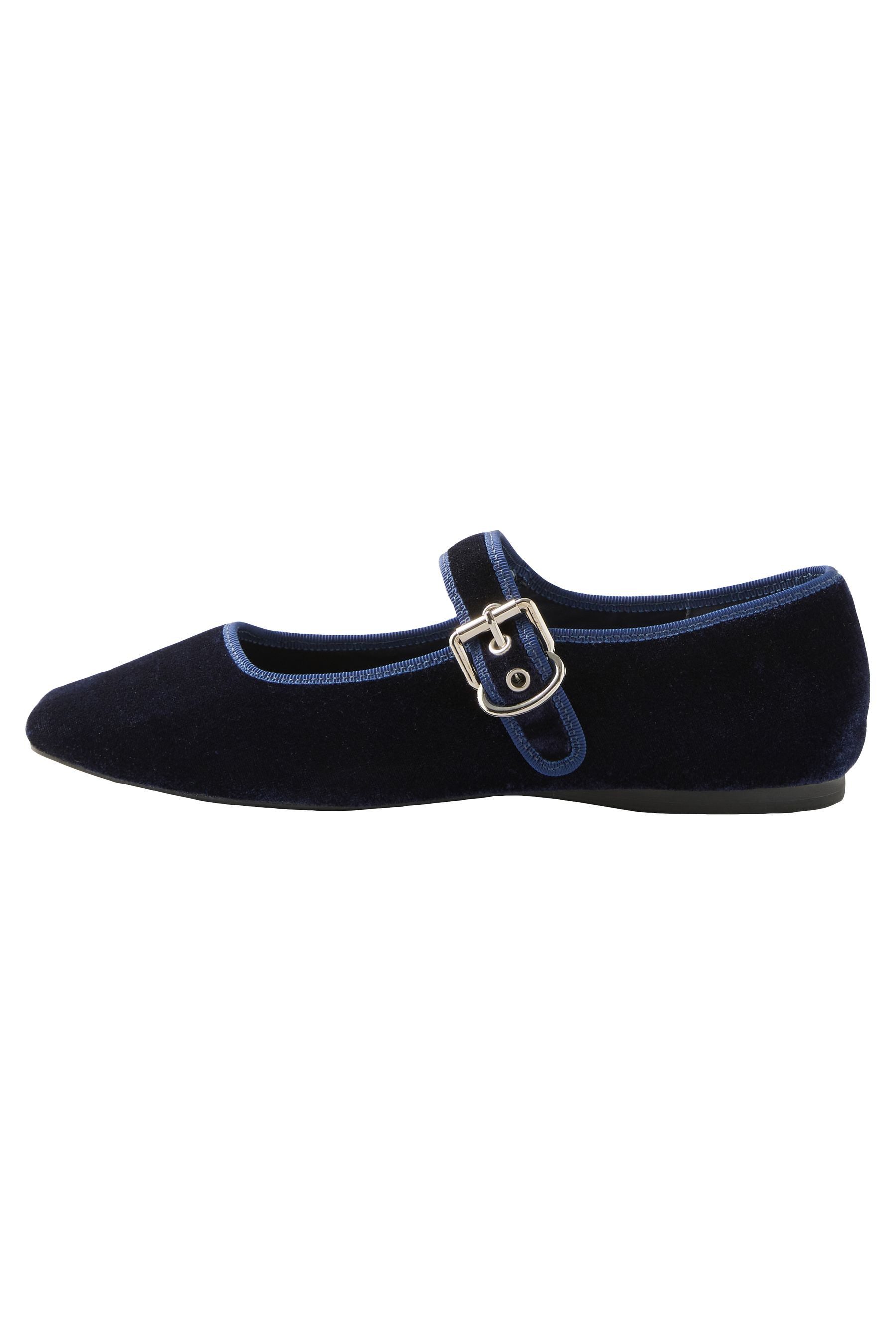 Love & Roses Love & Roses Mary-Jane-Ballerinas aus Samt Ballerina