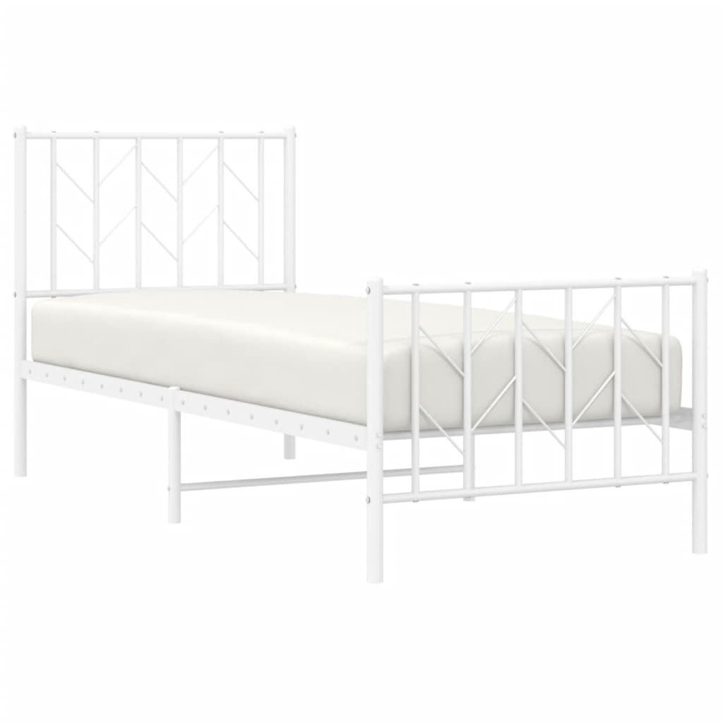 vidaXL Bett Bettgestell mit Kopf- und günstig online kaufen