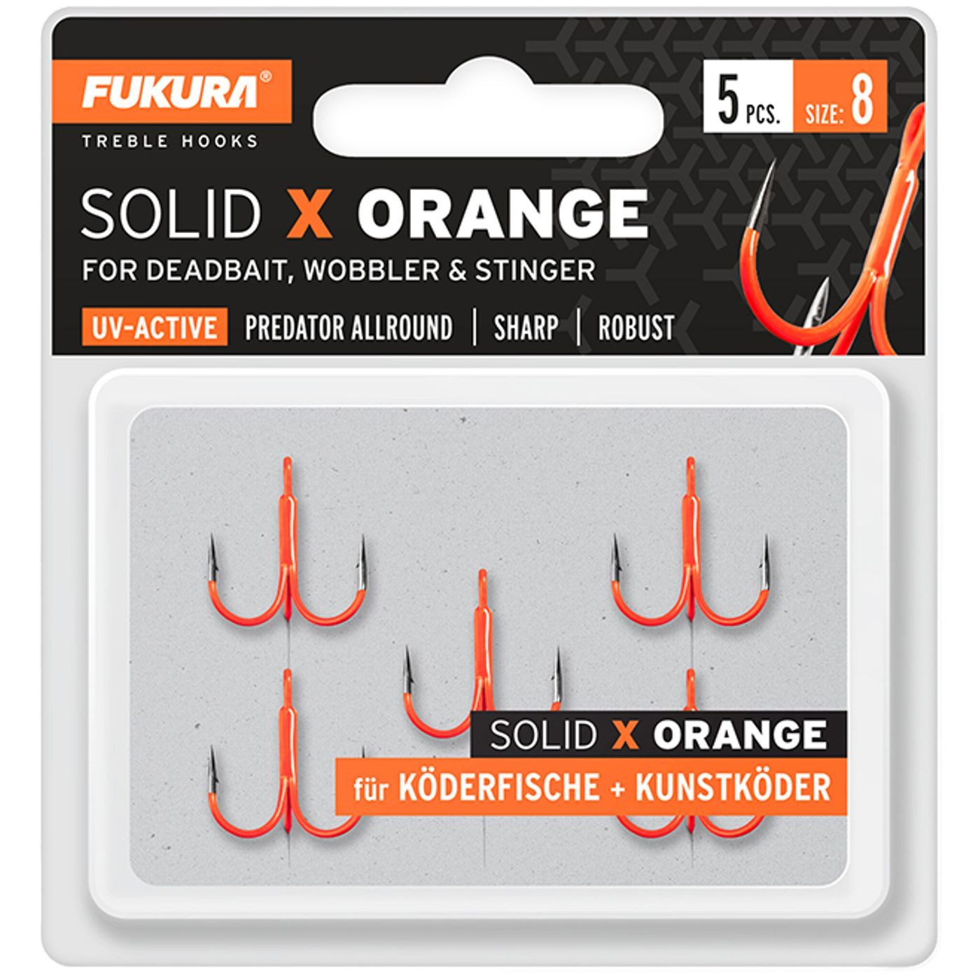 Drillingshaken Fukura Solid X Orange Drillinge - Drillingshaken