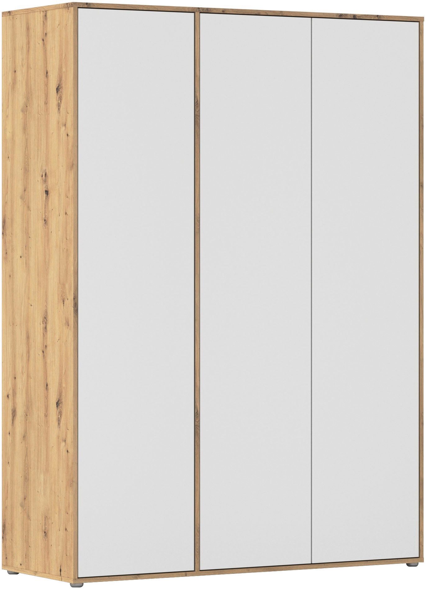 rauch Drehtürenschrank Kleiderschrank Schrank Garderobe Wäscheschrank NABILA viel Stauraum (in 3 verschiedenen Ausstattungen BASIC/CLASSIC/PREMIUM) in 2 Breiten – Bild 3 von 5