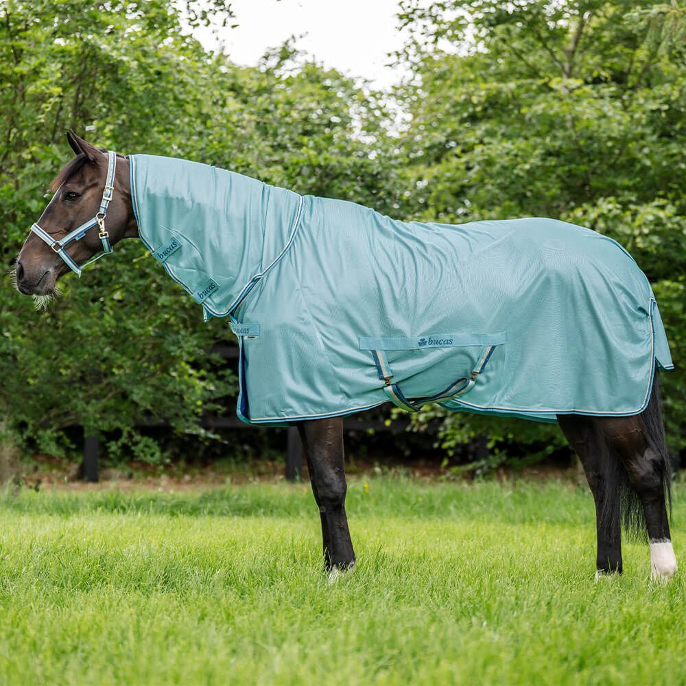 Bucas Pferde-Fliegendecke Bucas Freedom Fly Sheet Full Neck