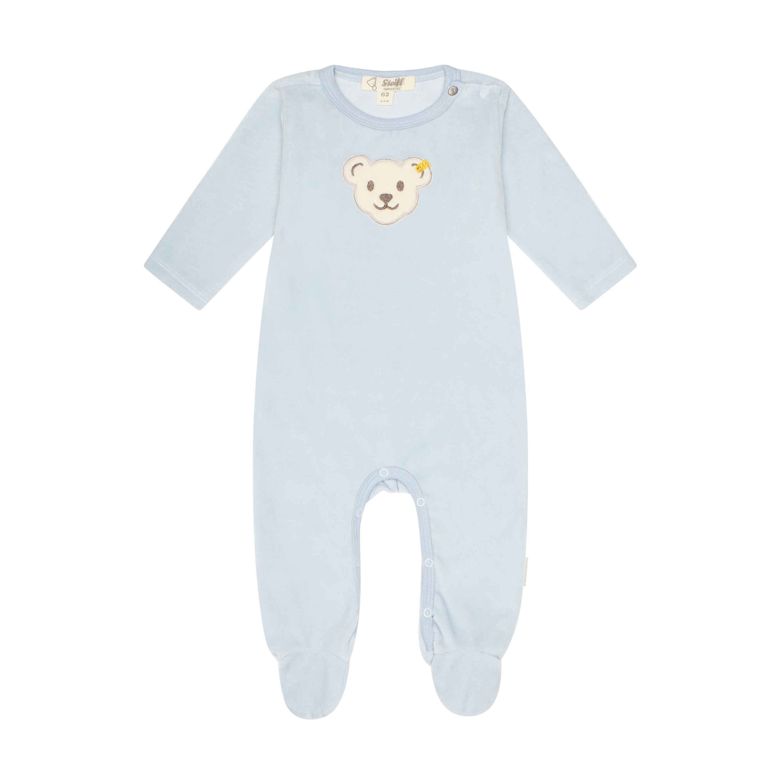 Strampler Strampler langarm GOTS Baby Wellness mit Fuss
