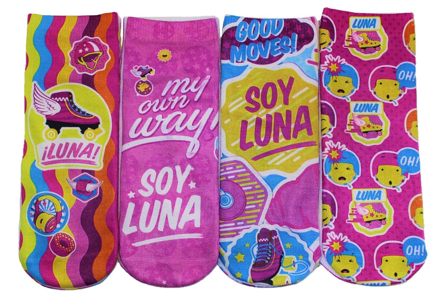 4er (23/26) Socken Socken bunt Soy Disney City Sun Pack Luna