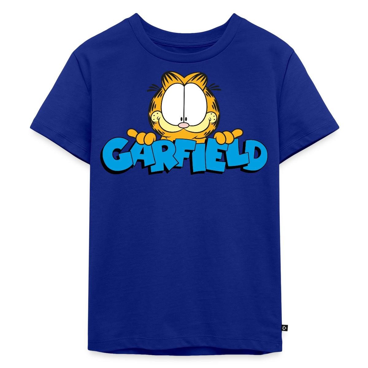 T-Shirt Garfield Gesicht Logo Kinder Premium T-Shirt