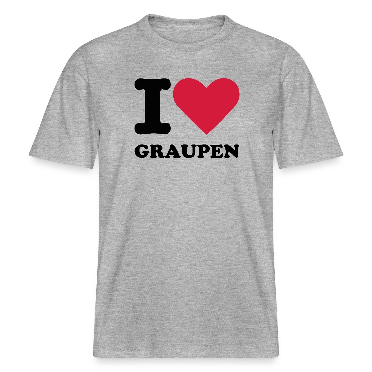 T-Shirt Stromberg Mit Spruch I Love Graupen Relaxed Fit Unisex T-Shirt