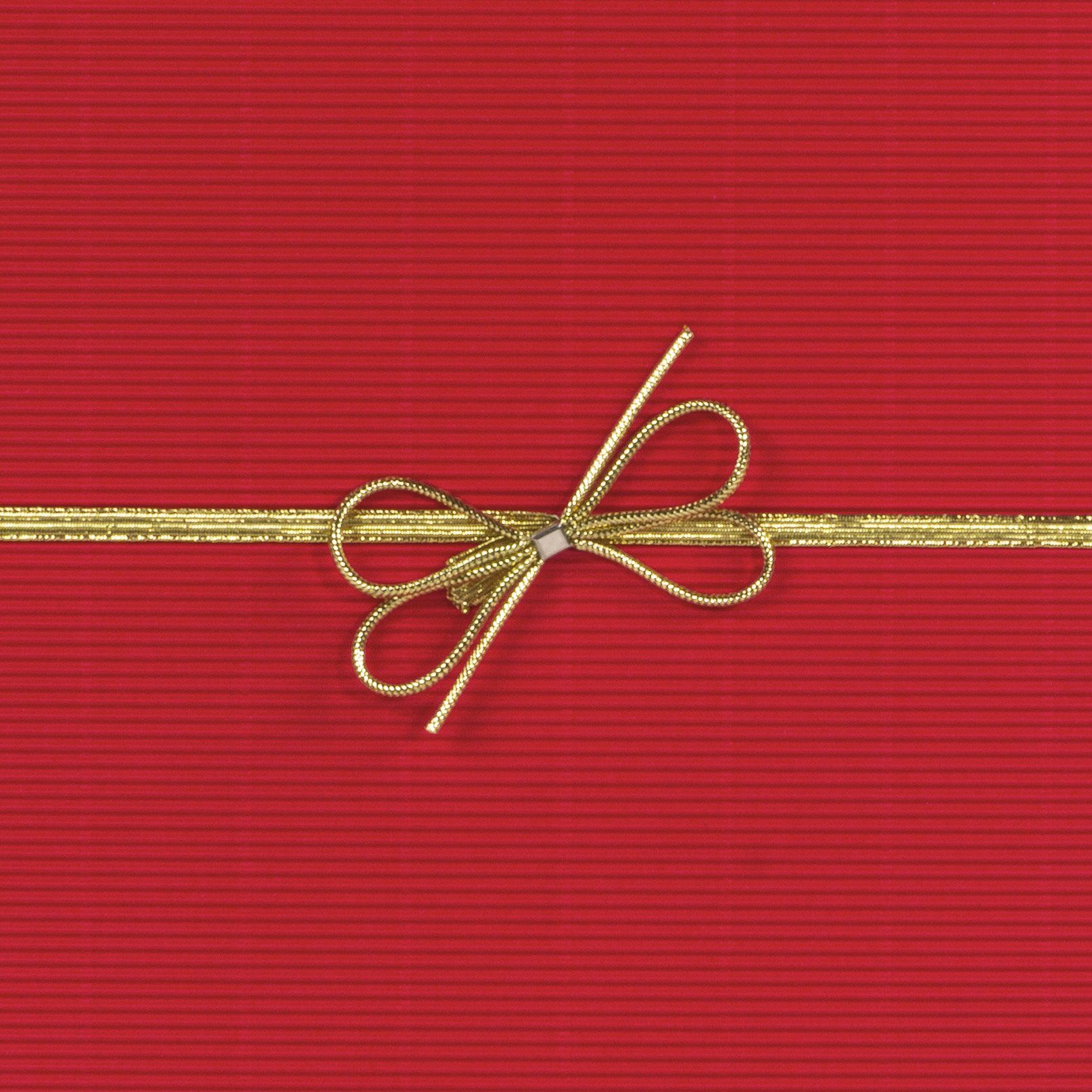 KK Verpackungen Geschenkband, 100 x Fertigschleife Geschenkschleife 500-1000mm Länge Gold Kurz cm Gold 50-100