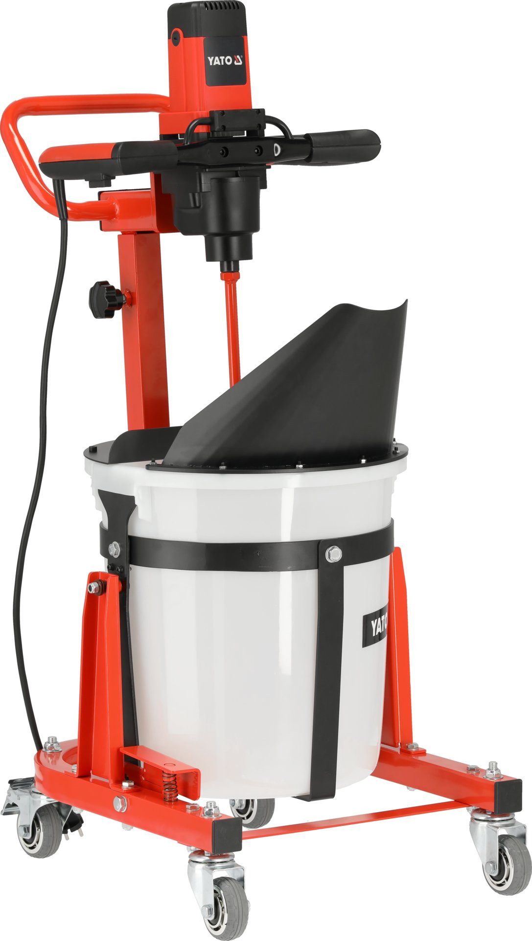 Yato Betonmischer Betonmischer, Mischstation, Rührgerät 50 Liter 1600W, Zwangsmischer, Qualität