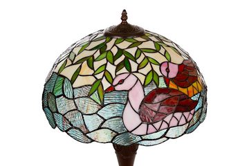 BIRENDY Stehlampe Lampe im TiffanyStil 16 Zoll Libelle Tiere Rose Tischlampe