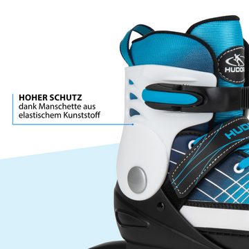 Hudora Inlineskates Basic Kinder-Rollschuhe, größenverstellbar (4 Größen), Push-Lock Schnalle