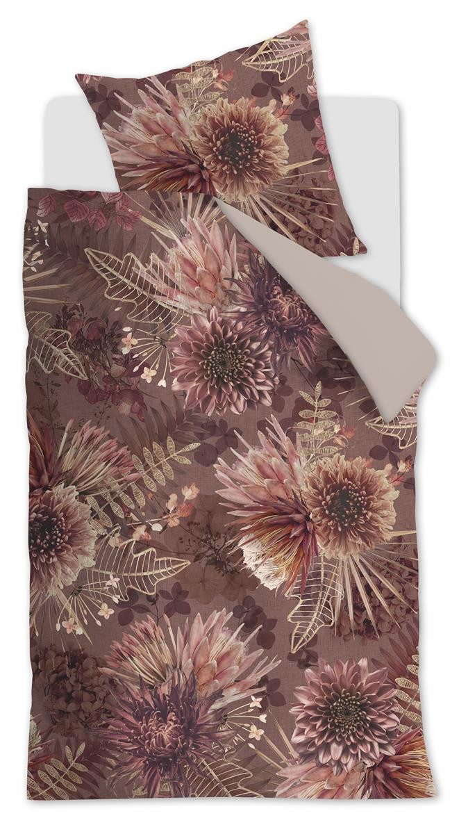 Rivièra Maison Bettwäsche Protea_Terra_DE_UV_135x200 1 Bettbezug, 1 Kissenbezug 135 x 200 cm + 1, 2 teilig, Bettbezug Kopfkissenbezug Set kuschelig weich hochwertig