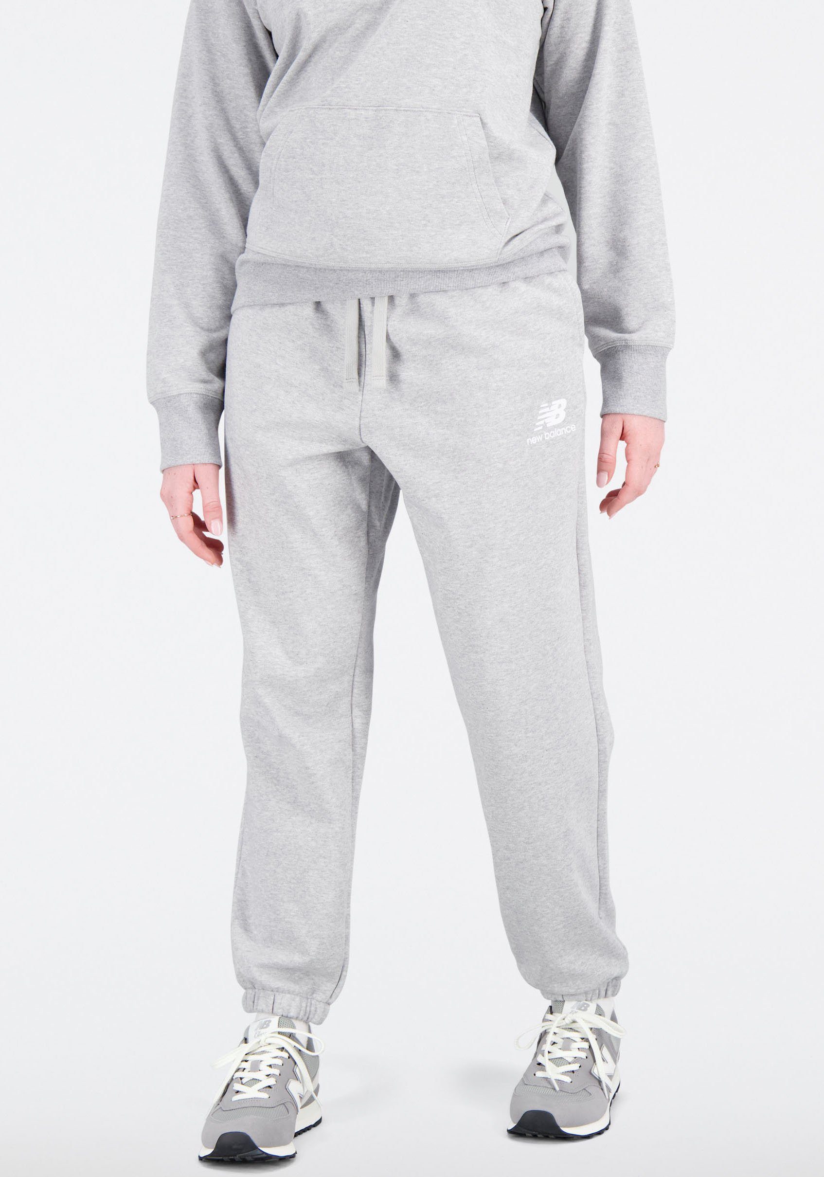 New PANT LOGO Balance Jogginghose grey ESSENTIALS NB Athletic SWEAT STACKED