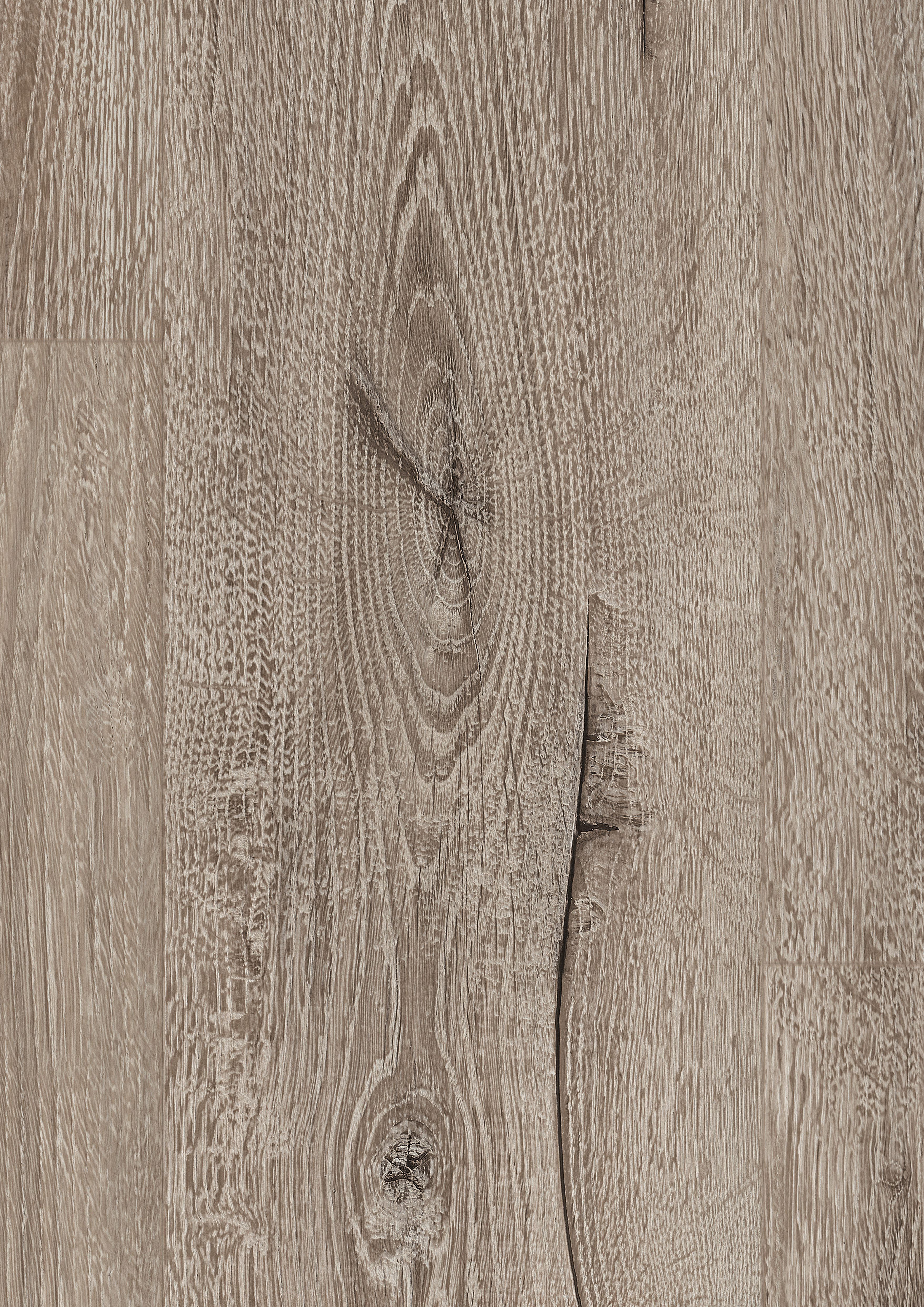 EGGER Vinylboden Aquadura EDF204 Panora Eiche grau (7,5mm; 1,995qm), Wasserbeständig, Holzbasierter elastischer Bodenbelag mit HDF Trägerplatte