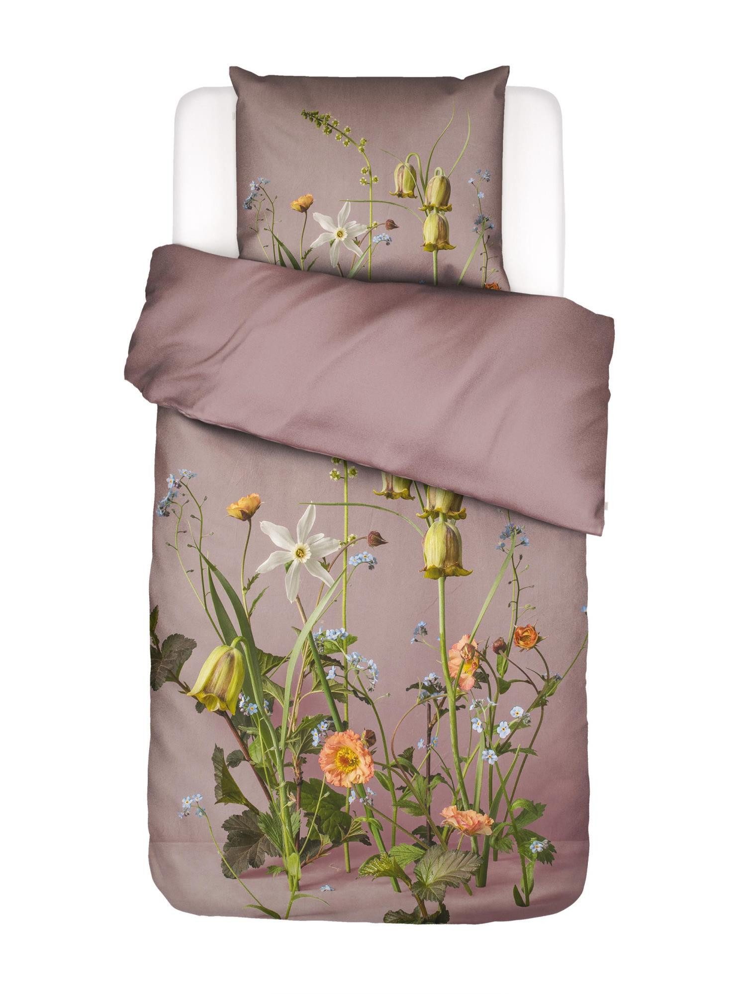 Essenza Bettwäsche Ficaria, Satin, 2 teilig, mit floralem Muster