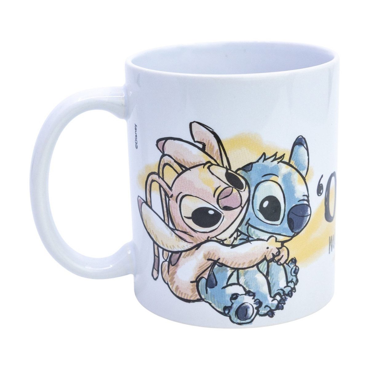 Disney Tasse Stitch 325 ml für Kaffee Tee Kakao und Sammlung, Keramik