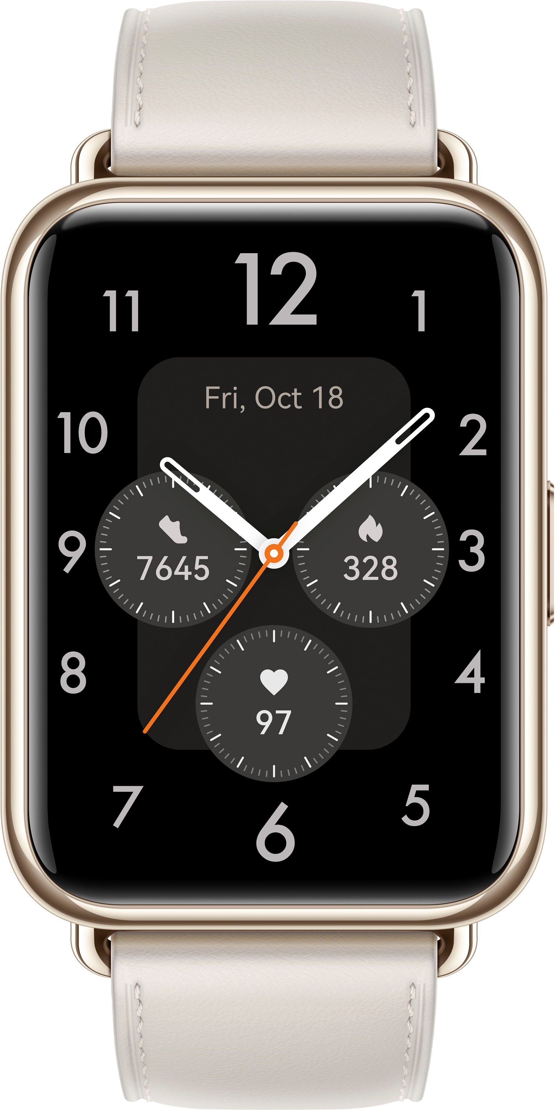 Jahre Herstellergarantie 2 Smartwatch, Watch Huawei weiß Fit 3