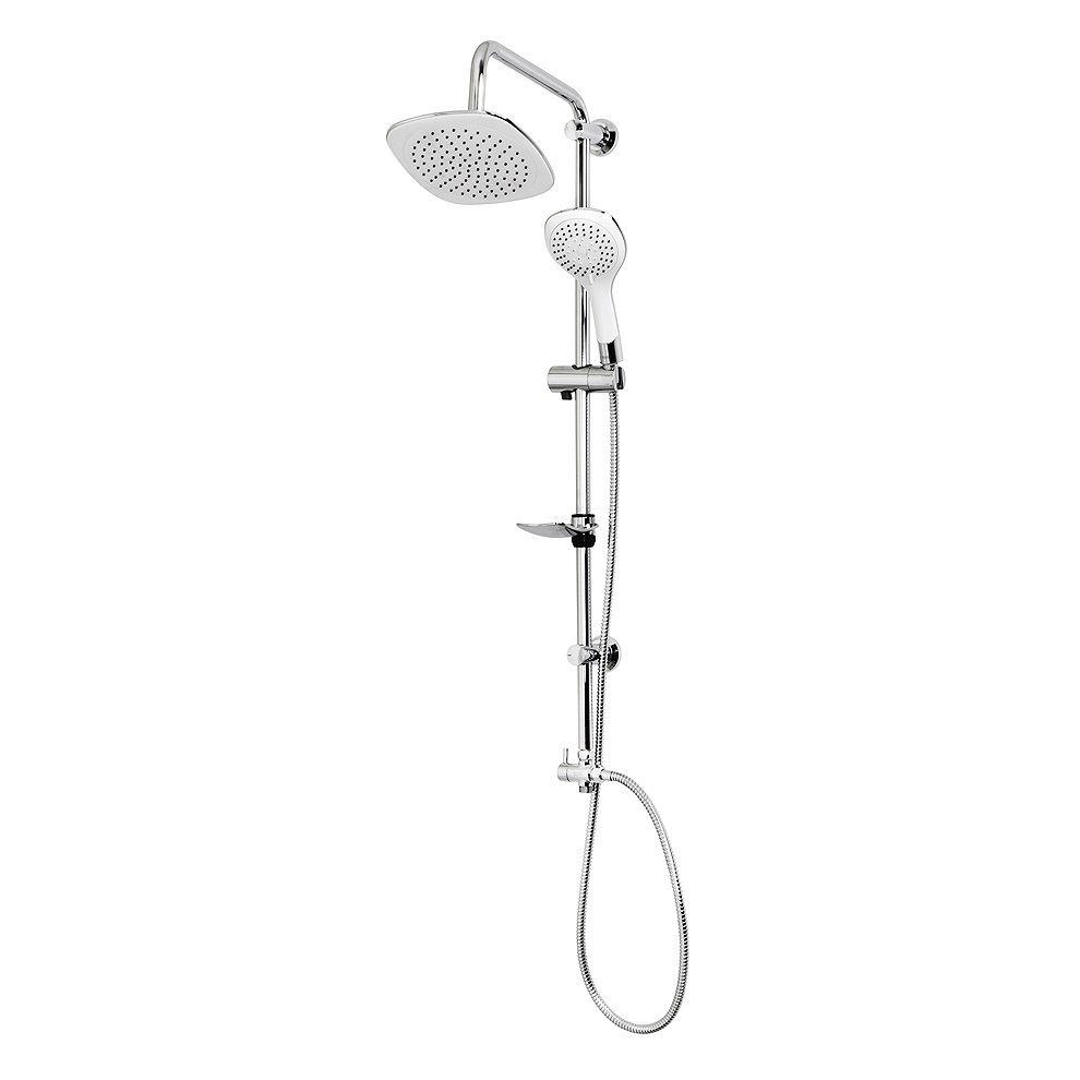 Aloni Brausegarnitur TM53232, Höhe 85 cm, set, 1 tlg., Handbrause, Wandhalter, Brauseschlauch, Rain Bianco Regendusche Handbrause Brausegarnitur 3 + 1
