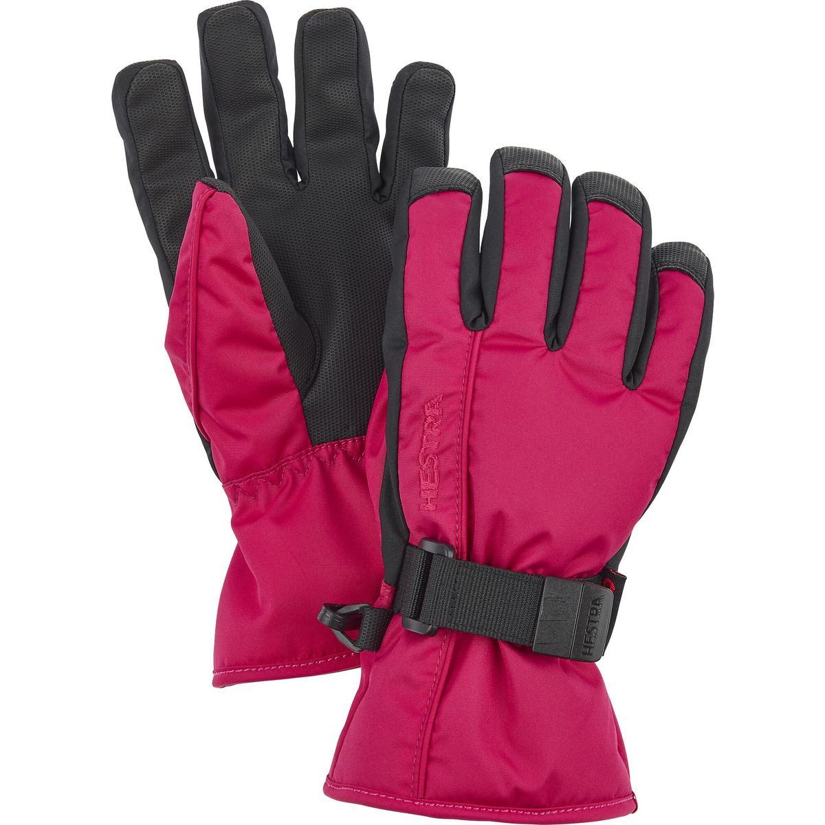 Hestra Skihandschuhe Isaberg Czone Jr. - 5 Finger Wasserdichte, maschinenwaschbare Kinderhandschuhe mit tollem Grip für
