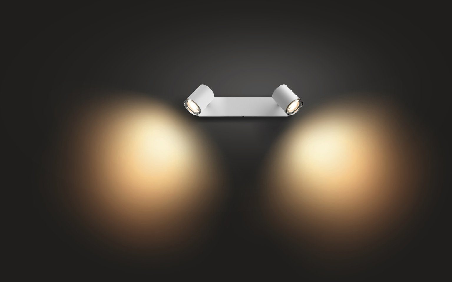 Philips Hue LED wechselbar, Adore, Flutlichtstrahler Warmweiß Leuchtmittel Dimmfunktion