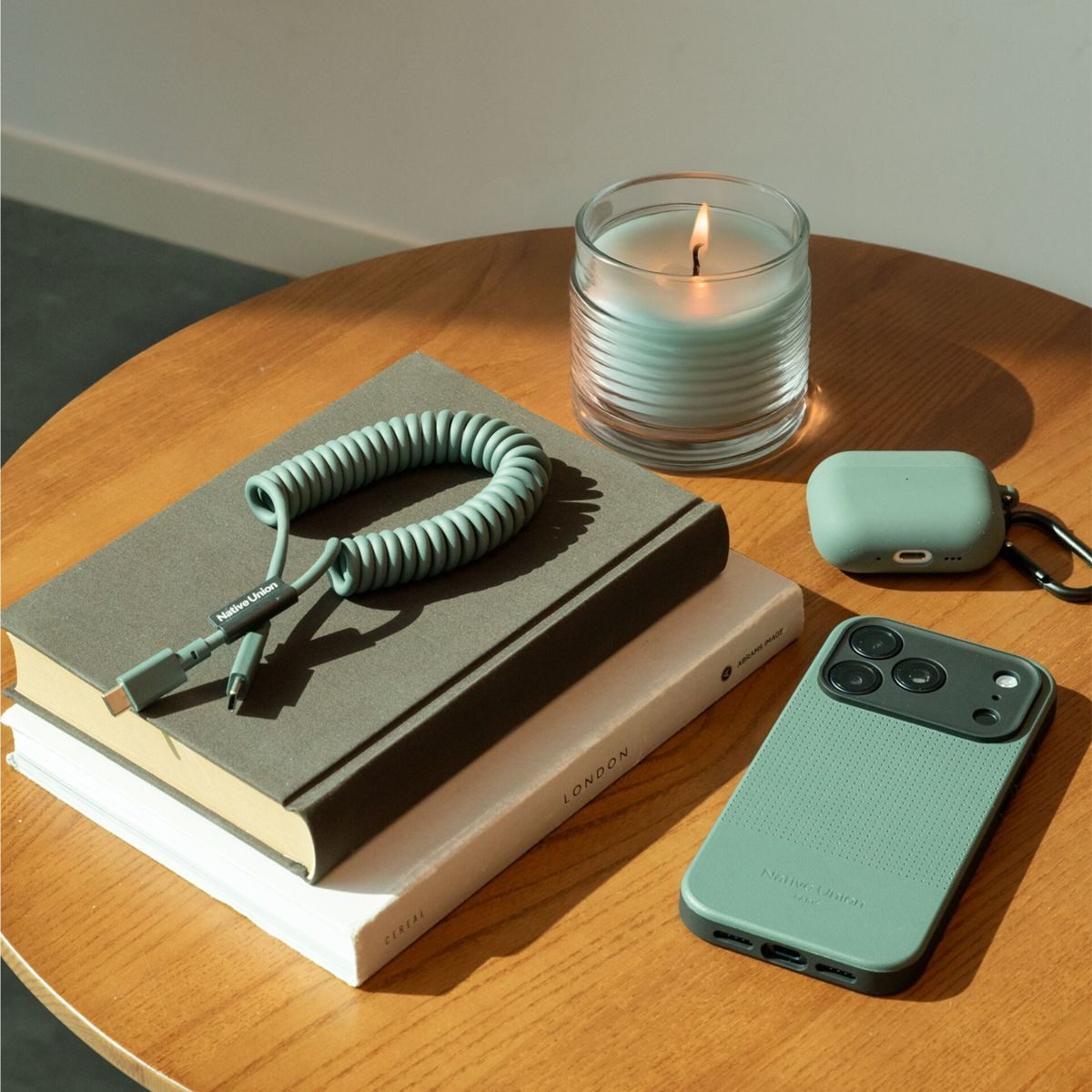 NATIVE UNION POP Cable 1.2M 60W Slate Smartphone-Adapter