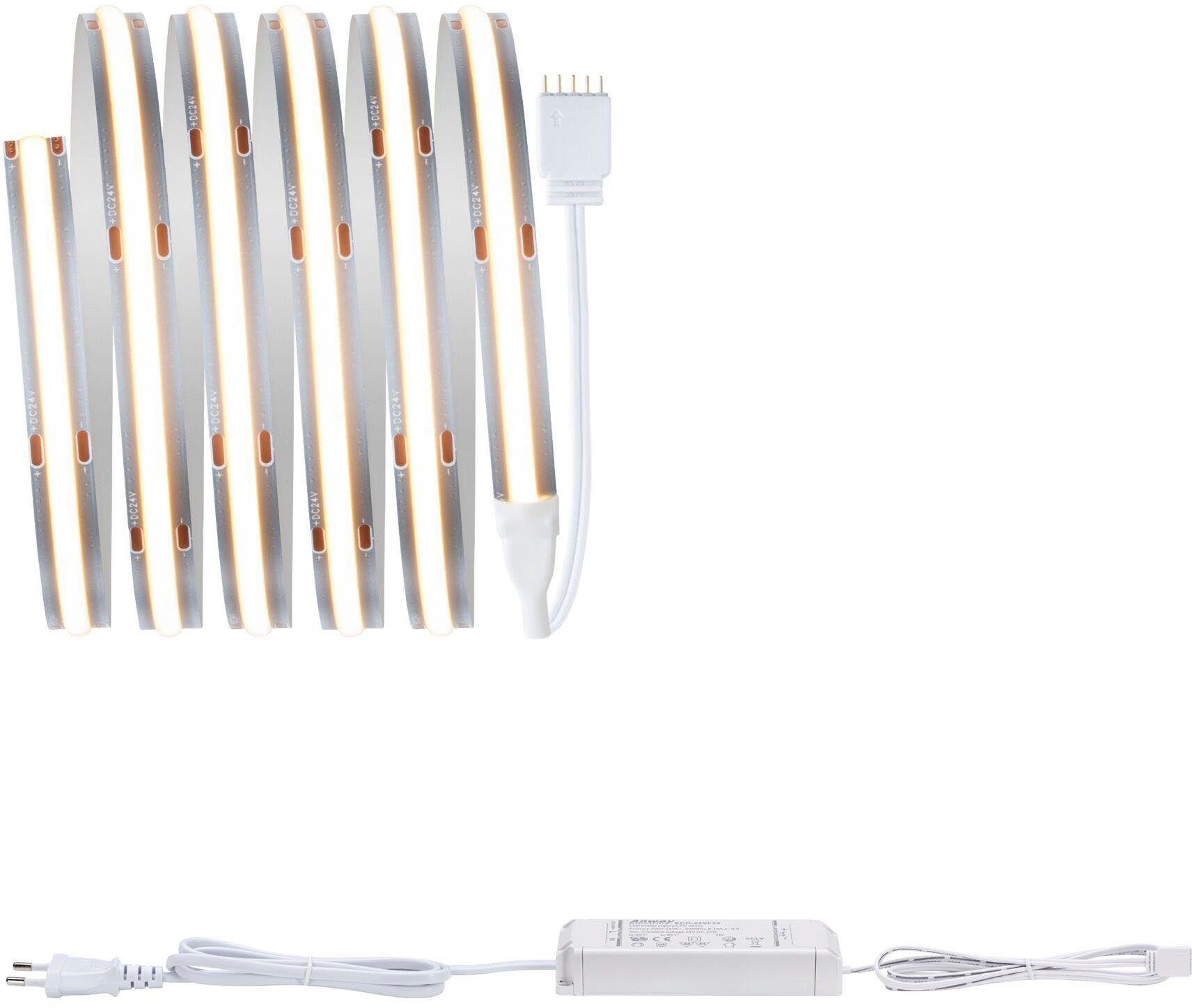 Paulmann LED-Streifen MaxLED 500 Full-Line COB Basisset 1,5m, warmweiß10W 750lm 480LED 2700K, 1-flammig, Basisset