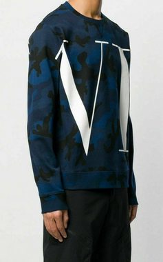 Valentino Sweatshirt VALENTINO CAMOUFLAGE JERSEY LOGO SWEATSHIRT SWEATER PULLOVER PULLI JUM