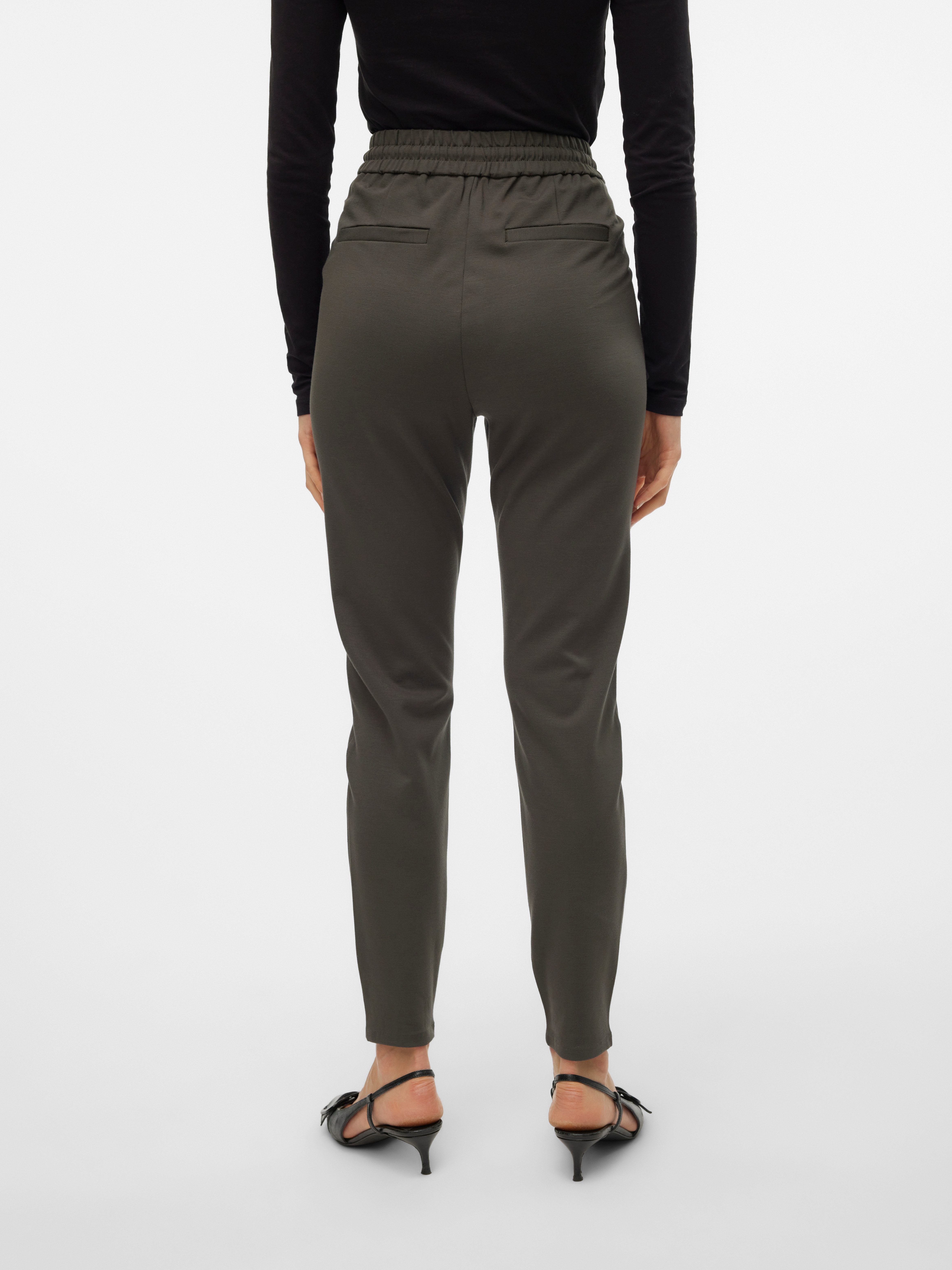 Vero Moda Jogger Pants VMEVA MR LOOSE STRING PANT GA NOOS hinten mit elastischem Bündchen