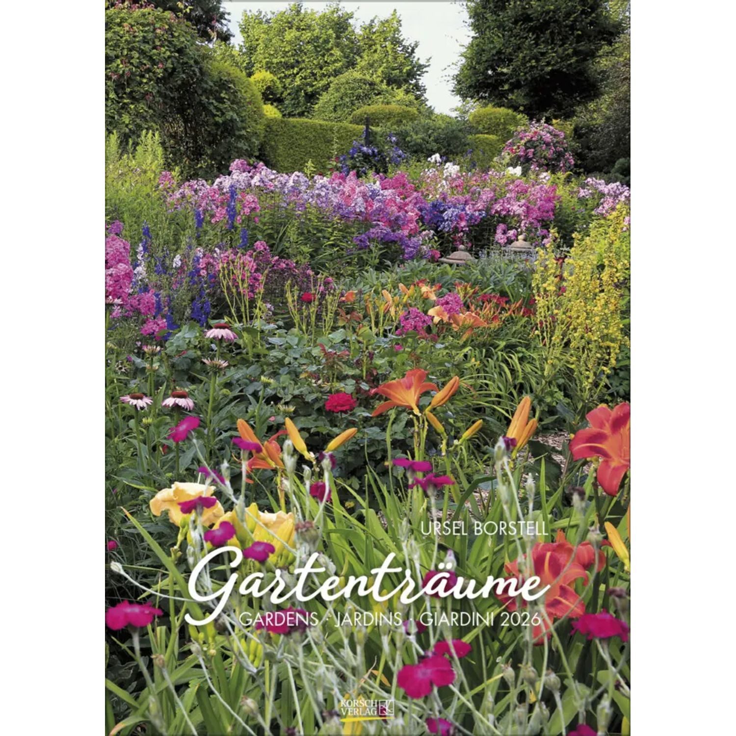 Korsch Verlag Wandkalender Gartenträume 2026