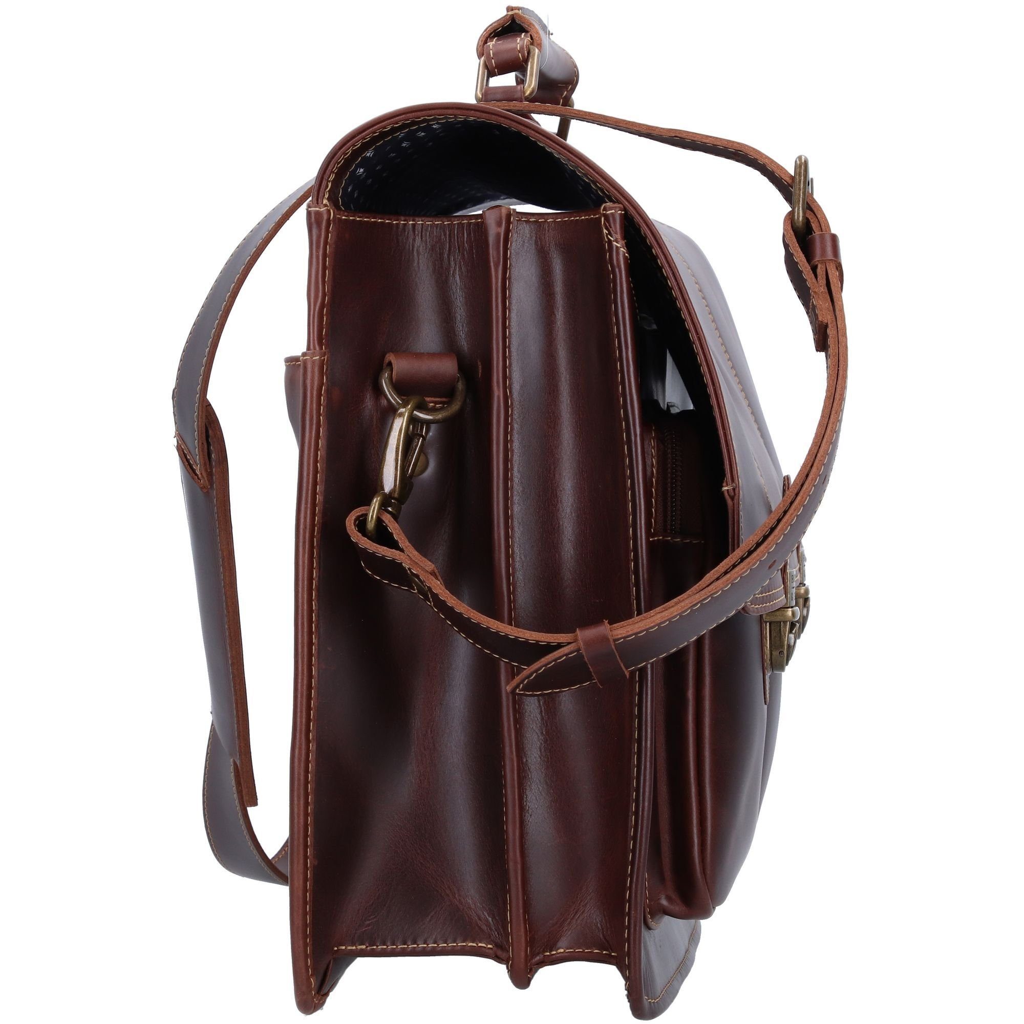 Buckle & Seam Aktentasche Nevada, Leder