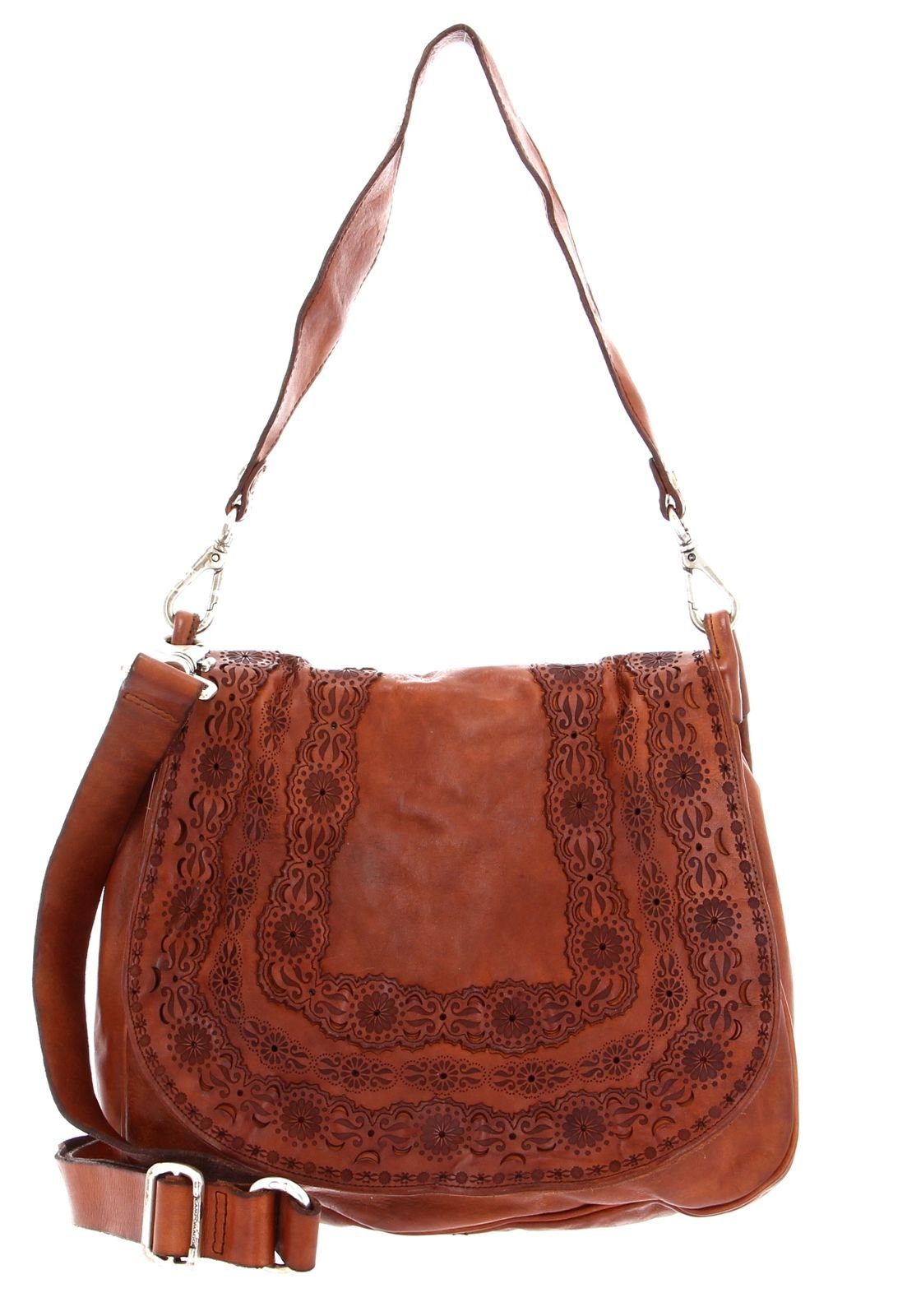 Campomaggi Schultertasche Cognac