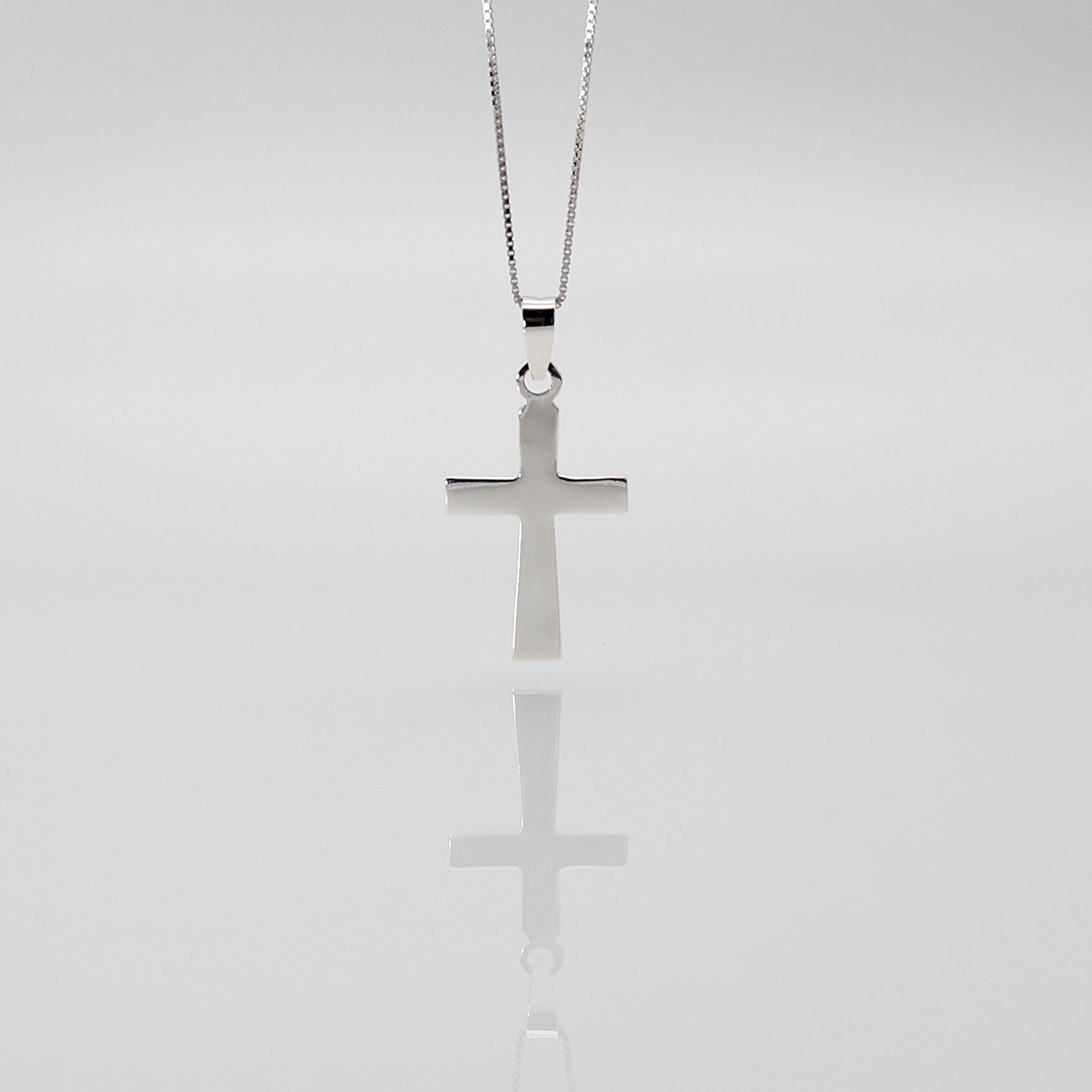 925), Sterling Silberkette ELLAWIL Jesuskreuz Halskette Silber Kreuz 40 Geschenkschachtel cm, mit Anhänger inklusive Kreuzkette Kirche (Kettenlänge Christus