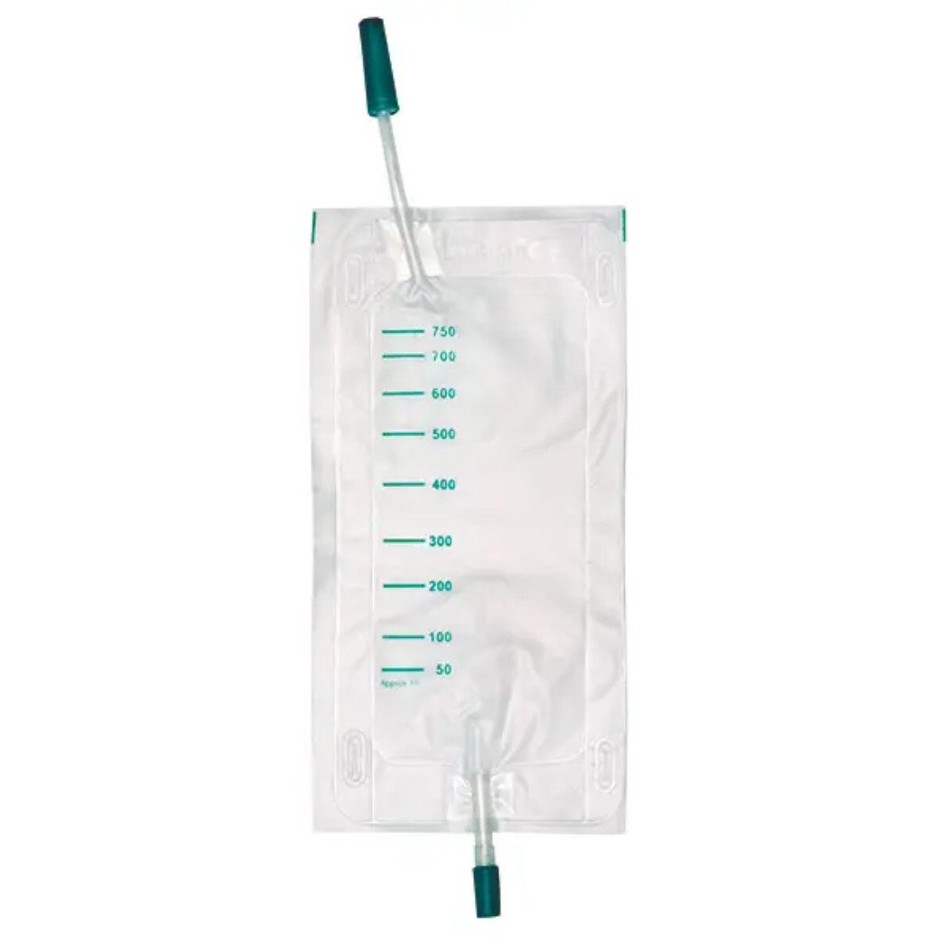 DocMed Urinbeutel DCT Urin Beinbeutel unsteril (Einzelpack, 10 St., kompakt und diskret tragbar), Robustes und langlebiges Material