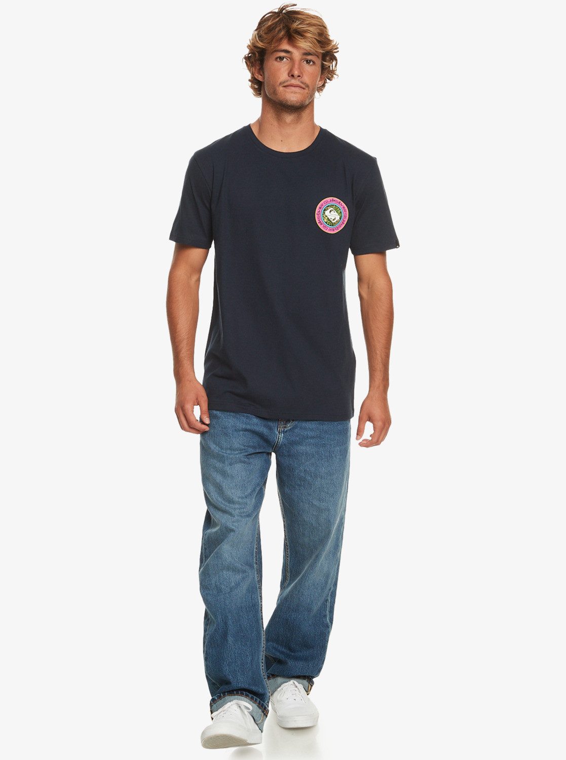 Quiksilver T-Shirt Omni Circle Blazer Navy