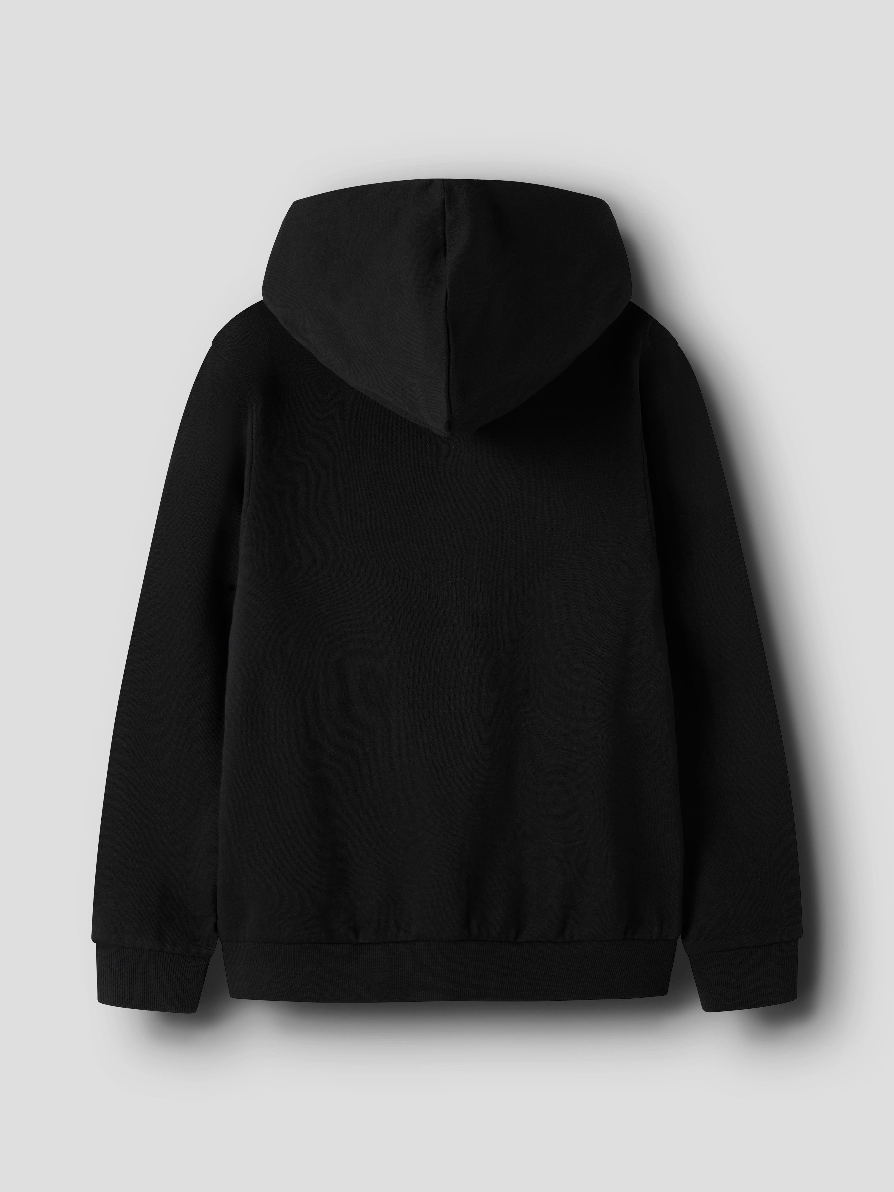 Name It Sweatjacke NKMFLO LS SWEAT CARD WH BRU Baumwolle, regular fit