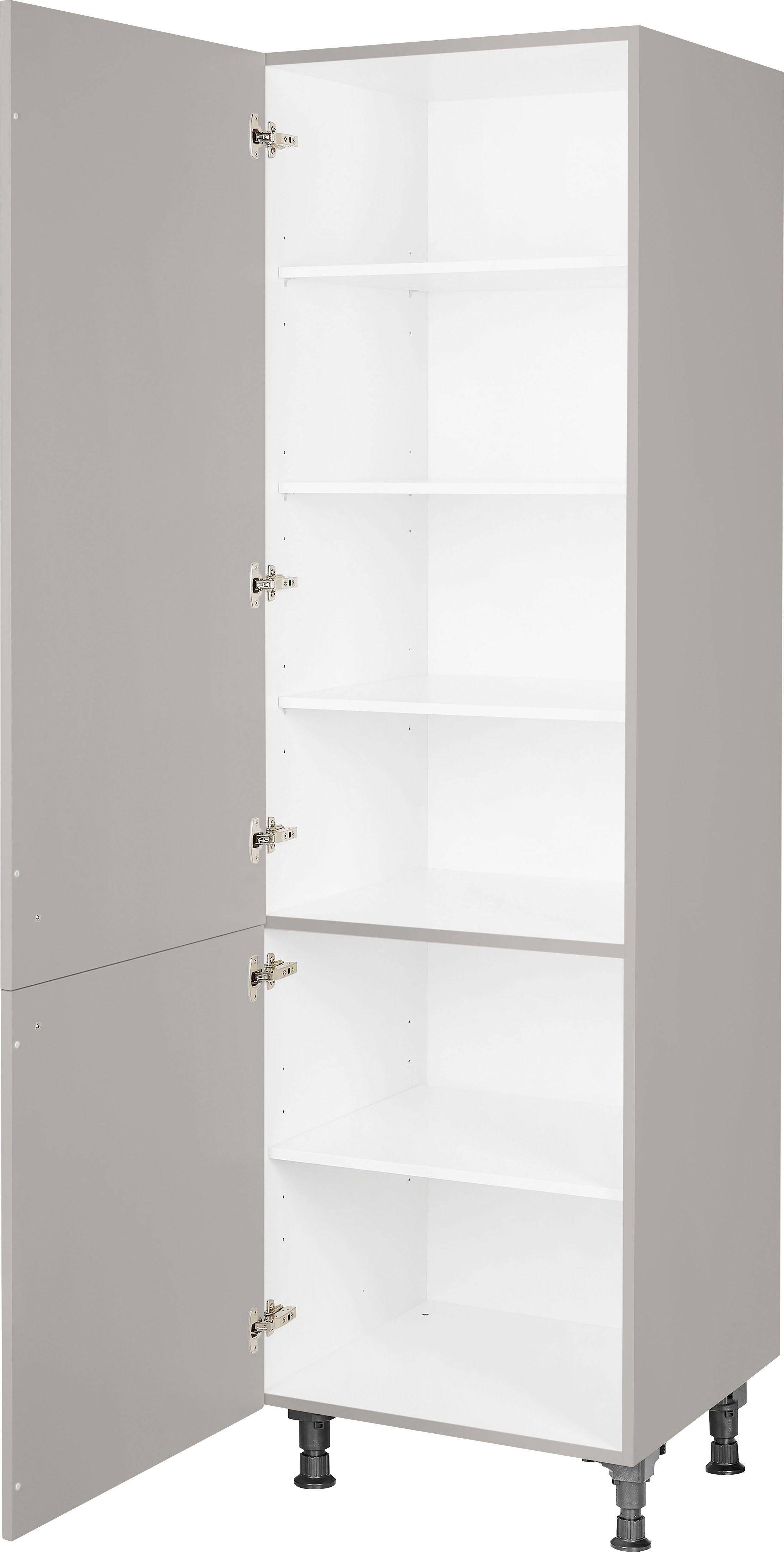 nobilia® Vorratsschrank "Cascada", Ausrichtung wählbar, mit zwei Türen, vormontiert, Breite/Höhe: 60/216,6 cm