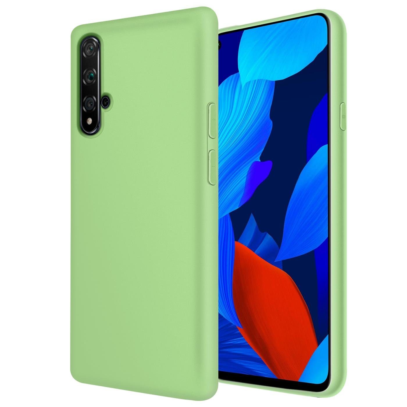 CoolGadget Handyhülle Silikon Colour Series Slim Case für Huawei Nova 5T 6,26 Zoll, Hülle weich Handy Cover für Huawei Nova 5T Schutzhülle