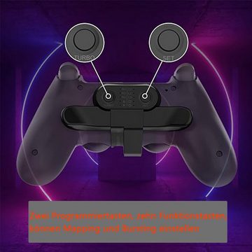 Tadow Rücktasten Ansatzstück für PS4-Gamepad,Back Joystick,PS4 zubehör PlayStation 4-Controller (Turbo-Funktion,10 Funktionstasten)