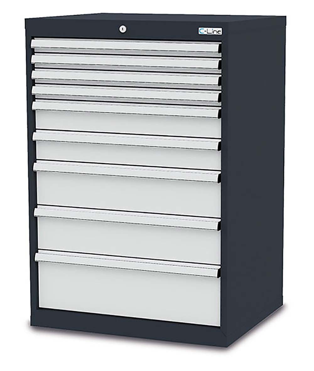 Simplaflex Werkzeugschrank Simplaflex Schubladenschrank, 9 Schubladen, BxTxH 700x575x1020 mm
