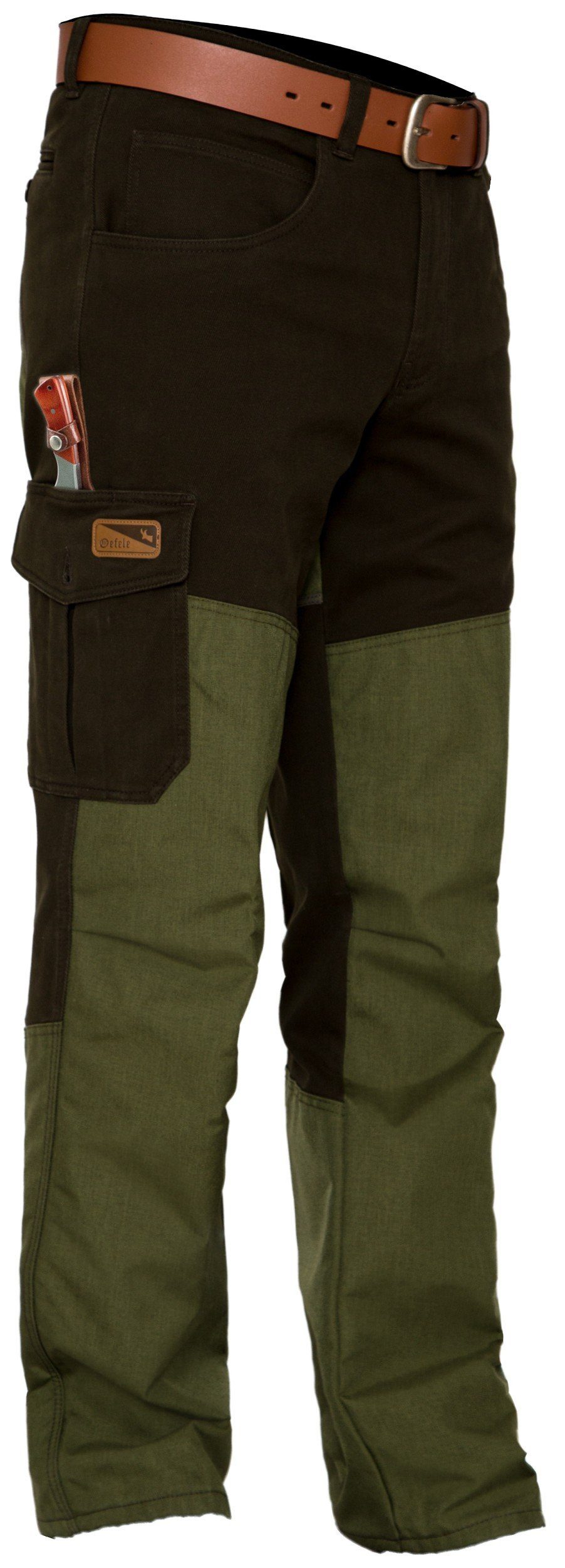 La Chasse® Stretch-Jeans Hundeführer-Durchgehhose "Survival" Jagdhose Herren oliv Jagdjeans NEU