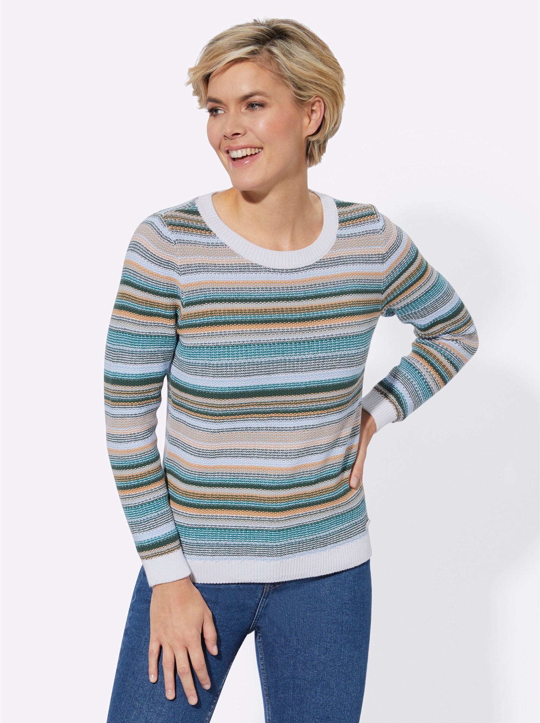 Strickpullover Langarm-Pullover