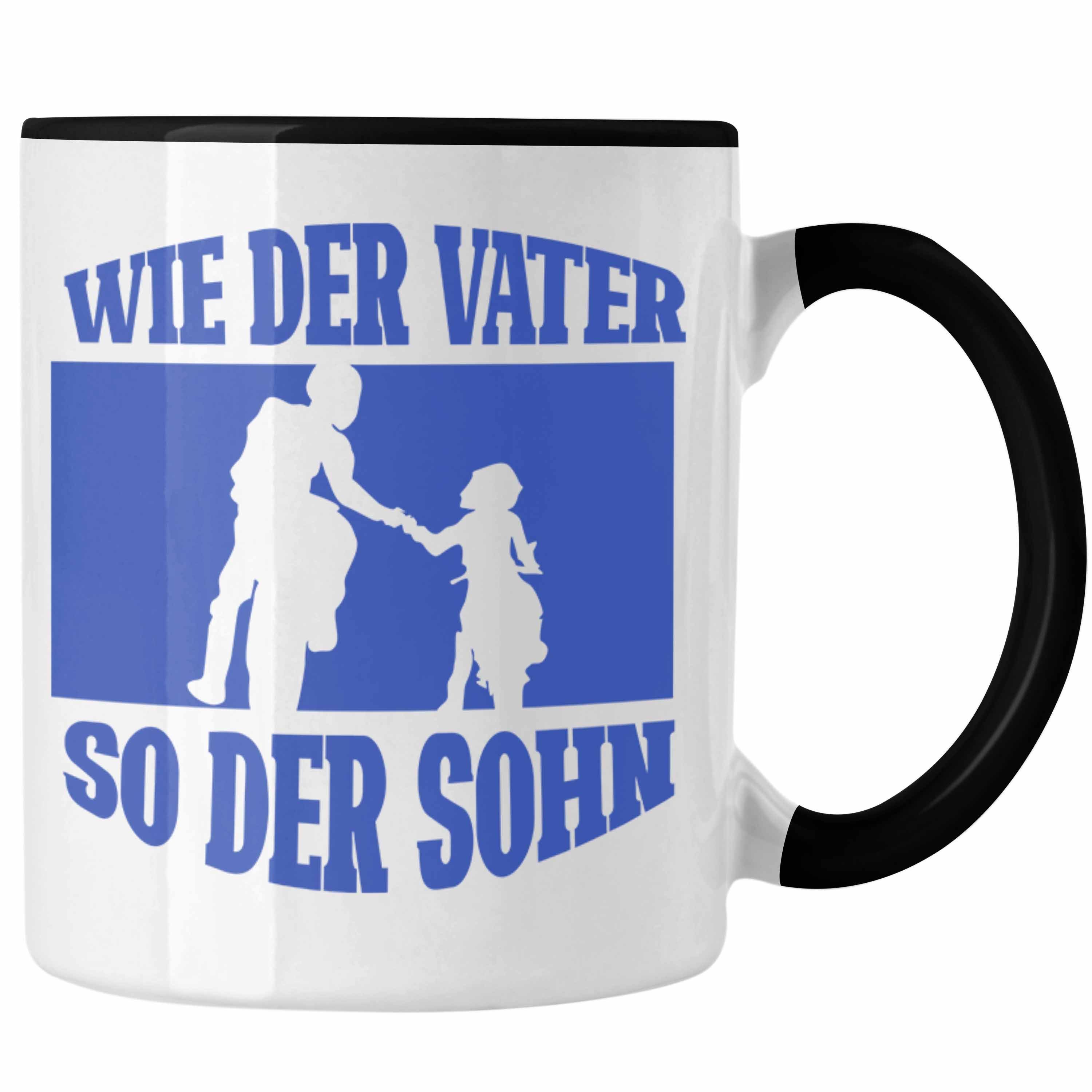Trendation Tasse Lustige Motorrad-Tasse für Vater und Sohn Geschenk zum Vatertag Wie D